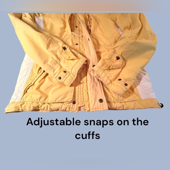 Abercrombie & Fitch, Fish Hawk Cliff Jacket, Yellow & White, Unisex, Large - Picture 15 of 16